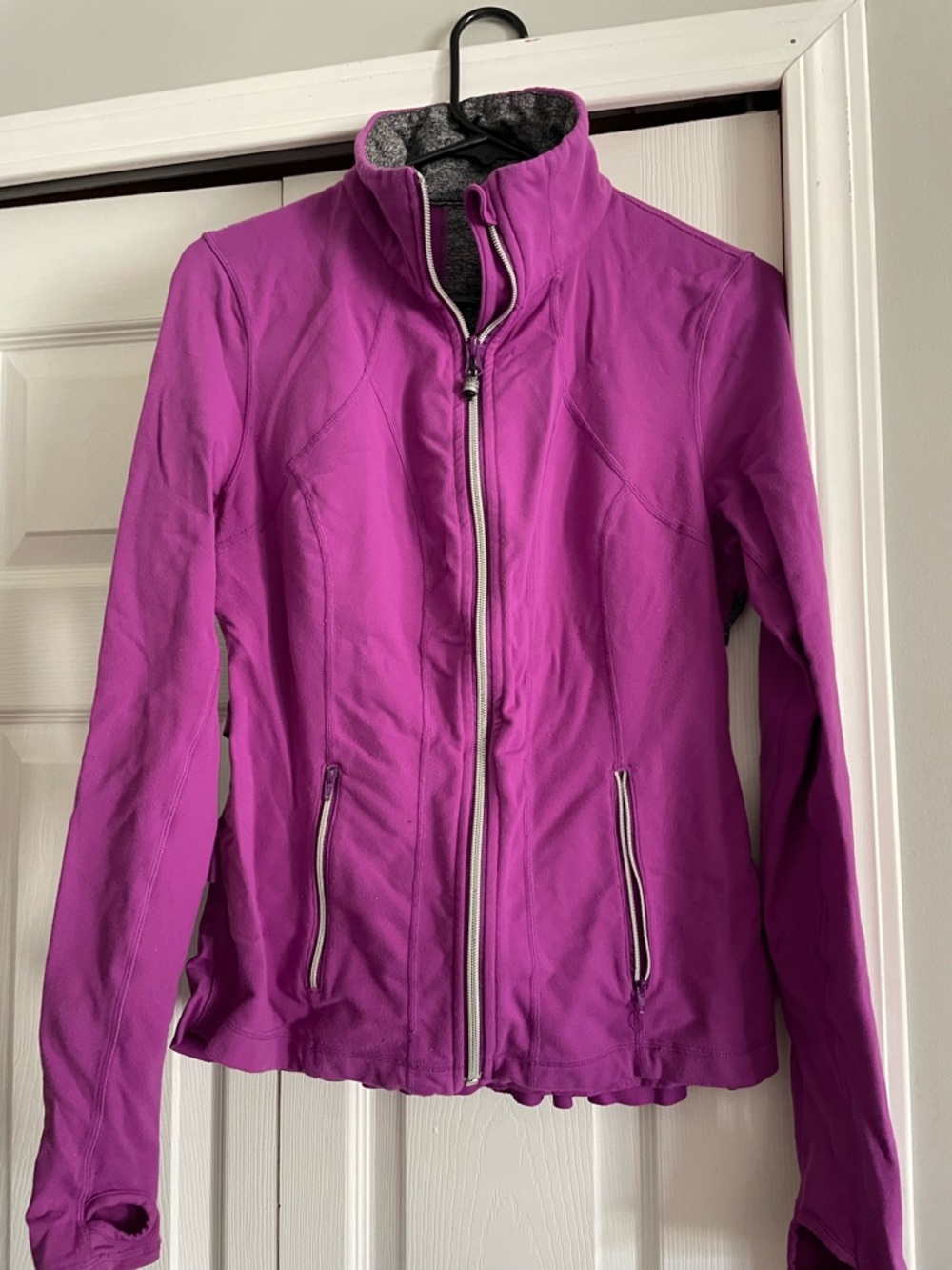 lululemon athletica Bright Magenta Zip-Up Jacket